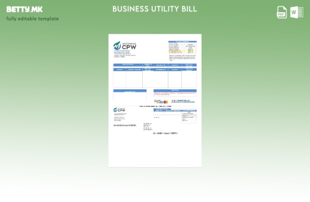 УСД CPW деловна сметка за комунални услуги